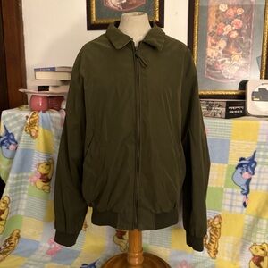 Weatherproof green jacket